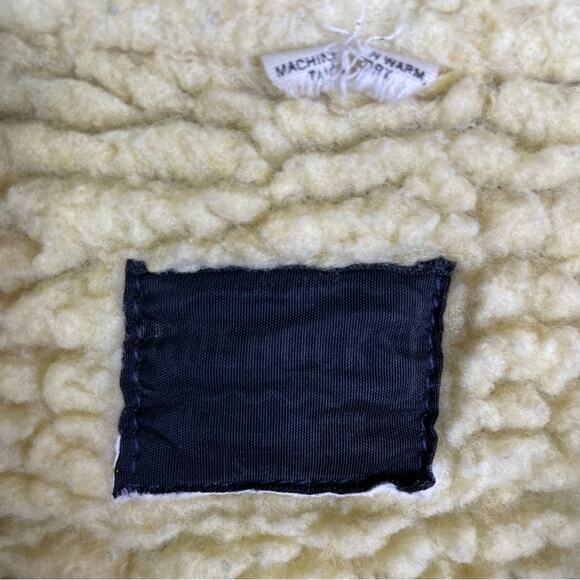 Vintage Jean Jacket Sherpa Sears Roebucks Classic Style Men’s Denim Jacket - Picture 6 of 12